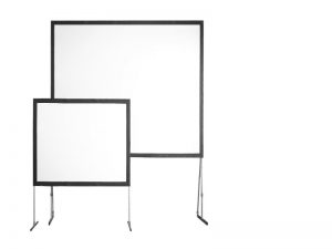 Rahmenleinwand Rückprojektion 310 x 180cm | 16:9 - AV Stumpfl VARIO 32 mieten