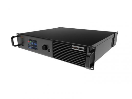 All-In-One LED-Controller NovaStar MX30 (Neuware) - Schwarzes, rack-montiertes Gerät mit Frontgriffen, Digitalanzeige, Tasten und Lüftungsschlitzen, ideal zum Kaufen oder Mieten; freigestellt auf weißem Hintergrund.