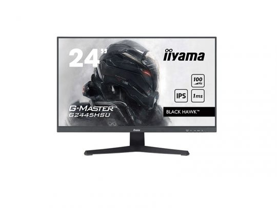 Das Bild zeigt einen Bildschirm. iiyama G2445HSU-B2 - Produktbild. 