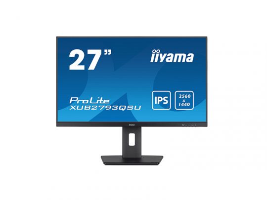 Das Bild zeigt einen Bildschirm. iiyama XUB2793QSU-B7 - Produktbild. 