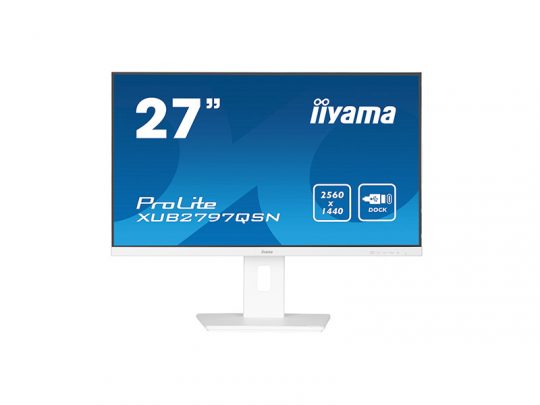 Das Bild zeigt einen Bildschirm. iiyama XUB2797QSN-W2 - Produktbild. 