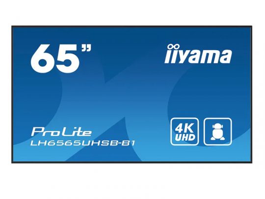 Das Bild zeigt einen Bildschirm. iiyama LH6565UHSB-B1 - Produktbild