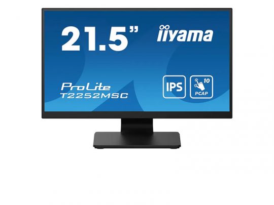 Das Bild zeigt einen Touch-Monitor. iiyama T2252MSC-B2 - Produktbild