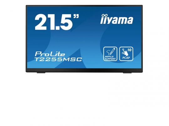 Das Bild zeigt einen Touch-Monitor. iiyama T2255MSC-B1 - Produktbild