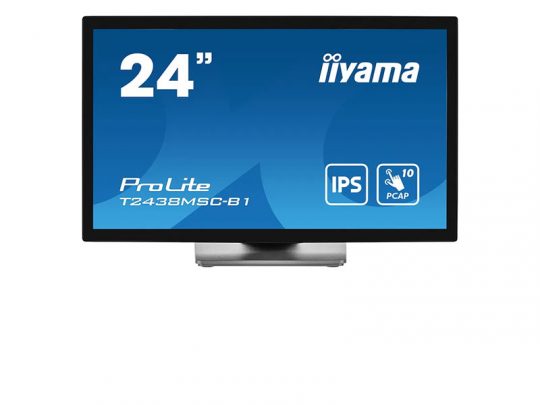 Das Bild zeigt einen Touch-Monitor. iiyama T2438MSC-B1 - Produktbild