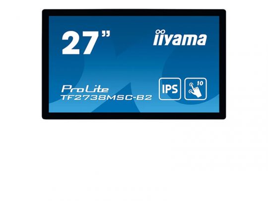 Das Bild zeigt einen Touch-Monitor. iiyama TF2738MSC-B2 - Produktbild